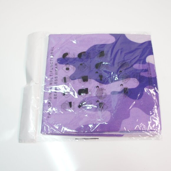 Multi Functional Head Wear - Neck Gaiter - Face Cover - Bandana - HeadBand - Picture 2 of 4